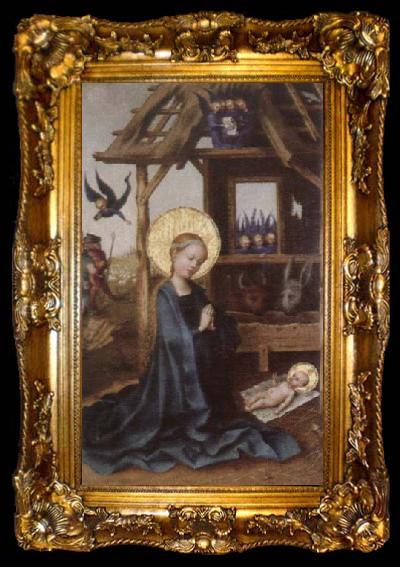 framed  Stefan Lochner Adoration of Christ, ta009-2